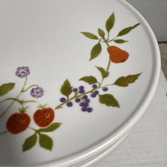 Noritake Dessert Plates Progression China Berries N Such #9070 Set Of 6 - Picture 8 of 11